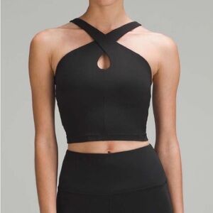 lululemon athletica Black Crop Top